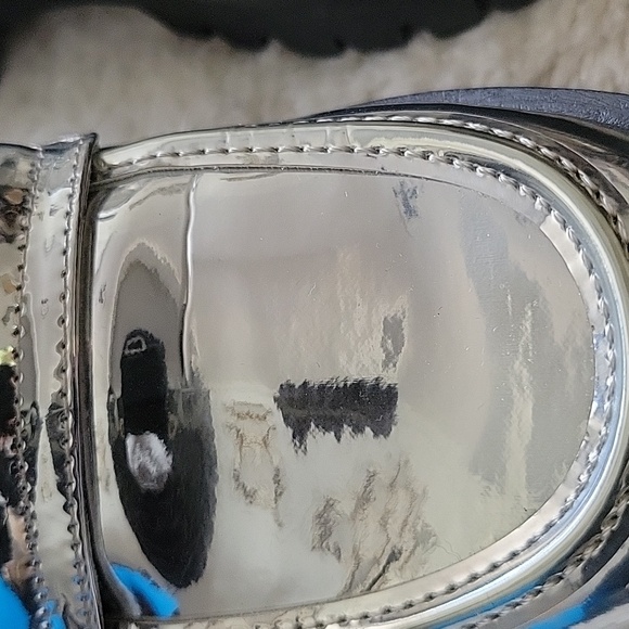 Nine West Garren Silver Lug Sole Loafers - Picture 8 of 9